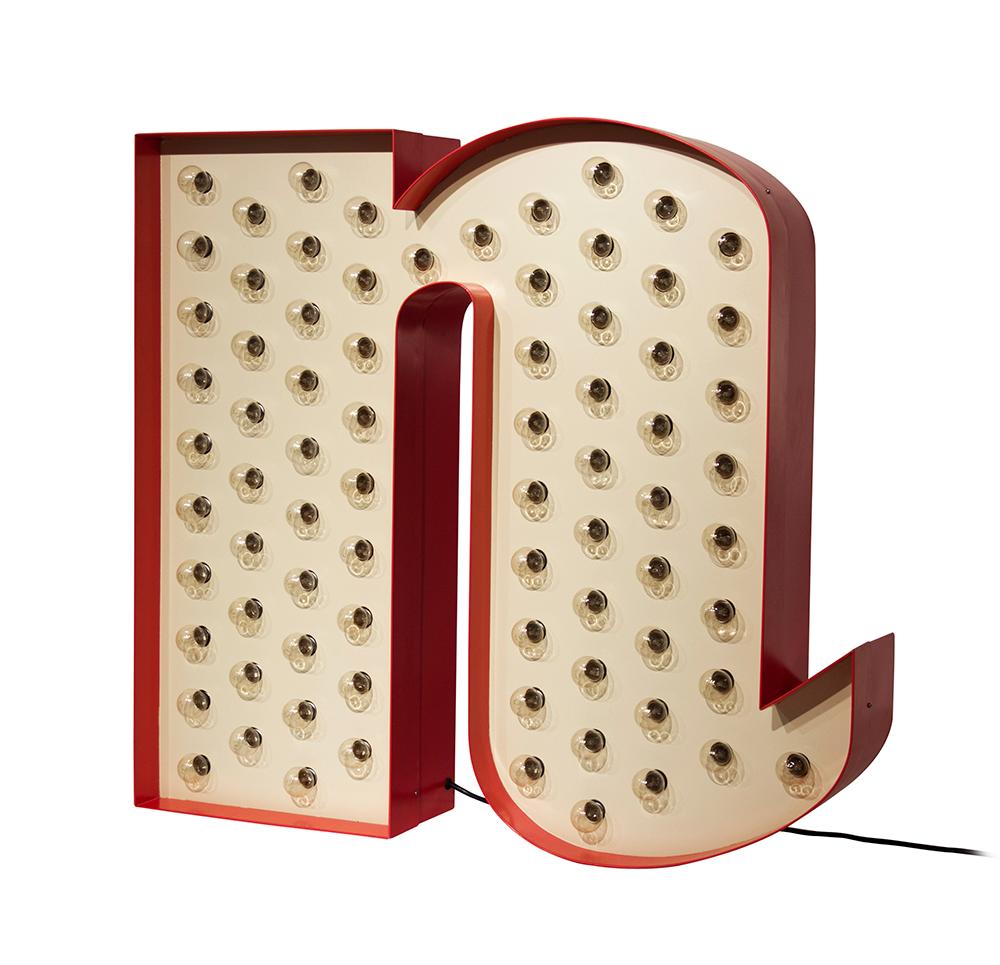 Noble Letter N lamp