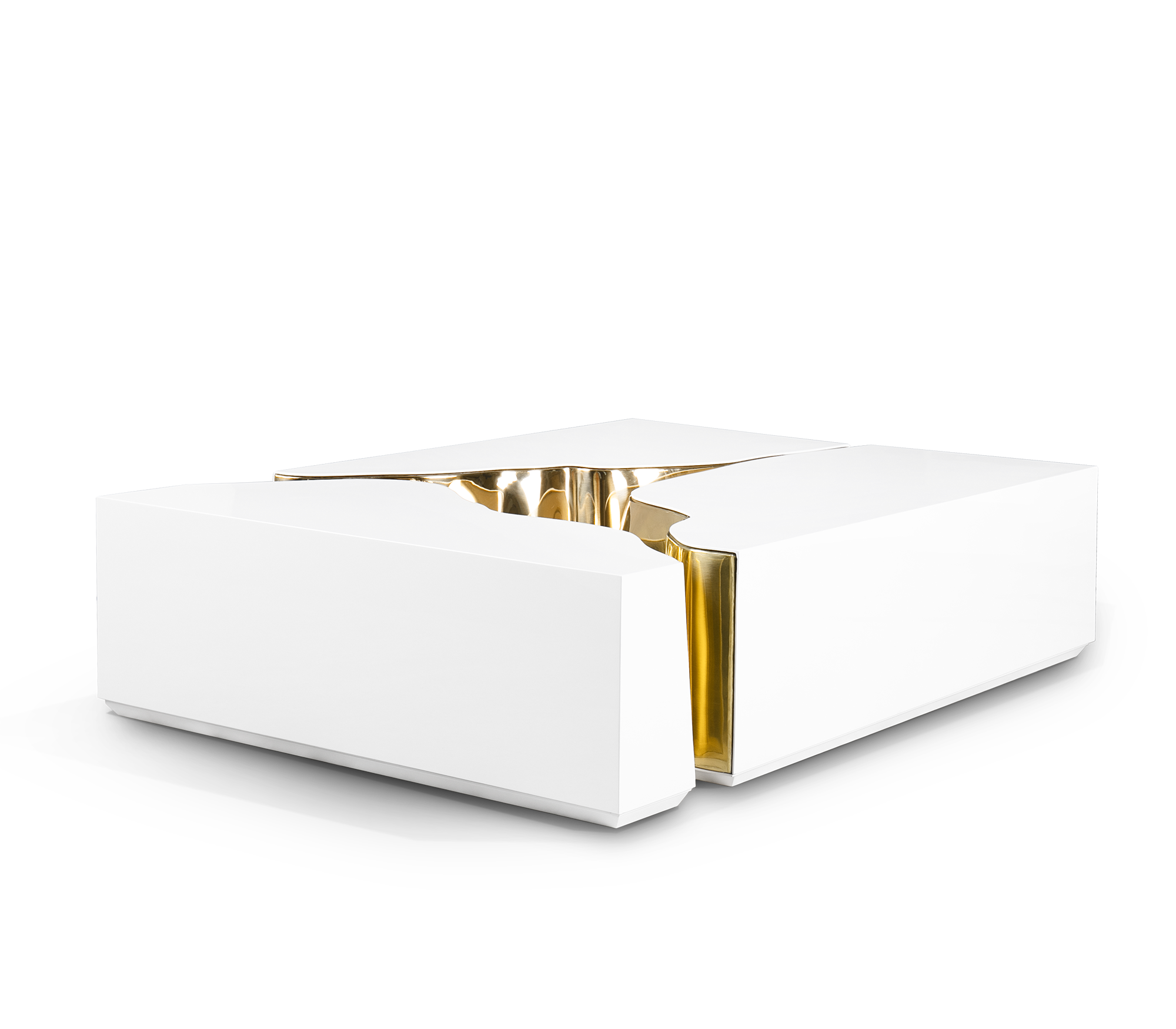 Fissure witte salontafel