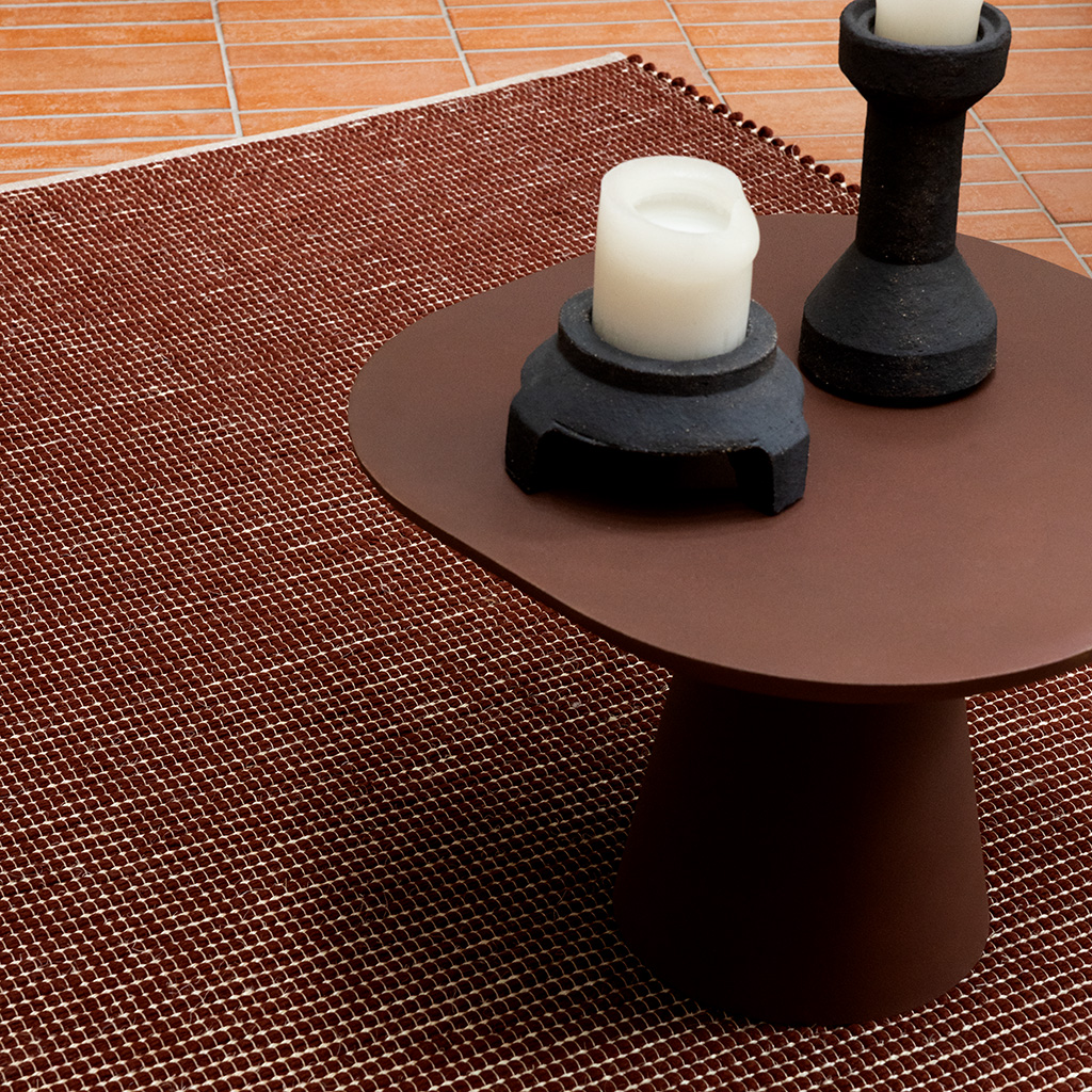 Frame baksteen tapijt | Maat: 200 × 300 cm