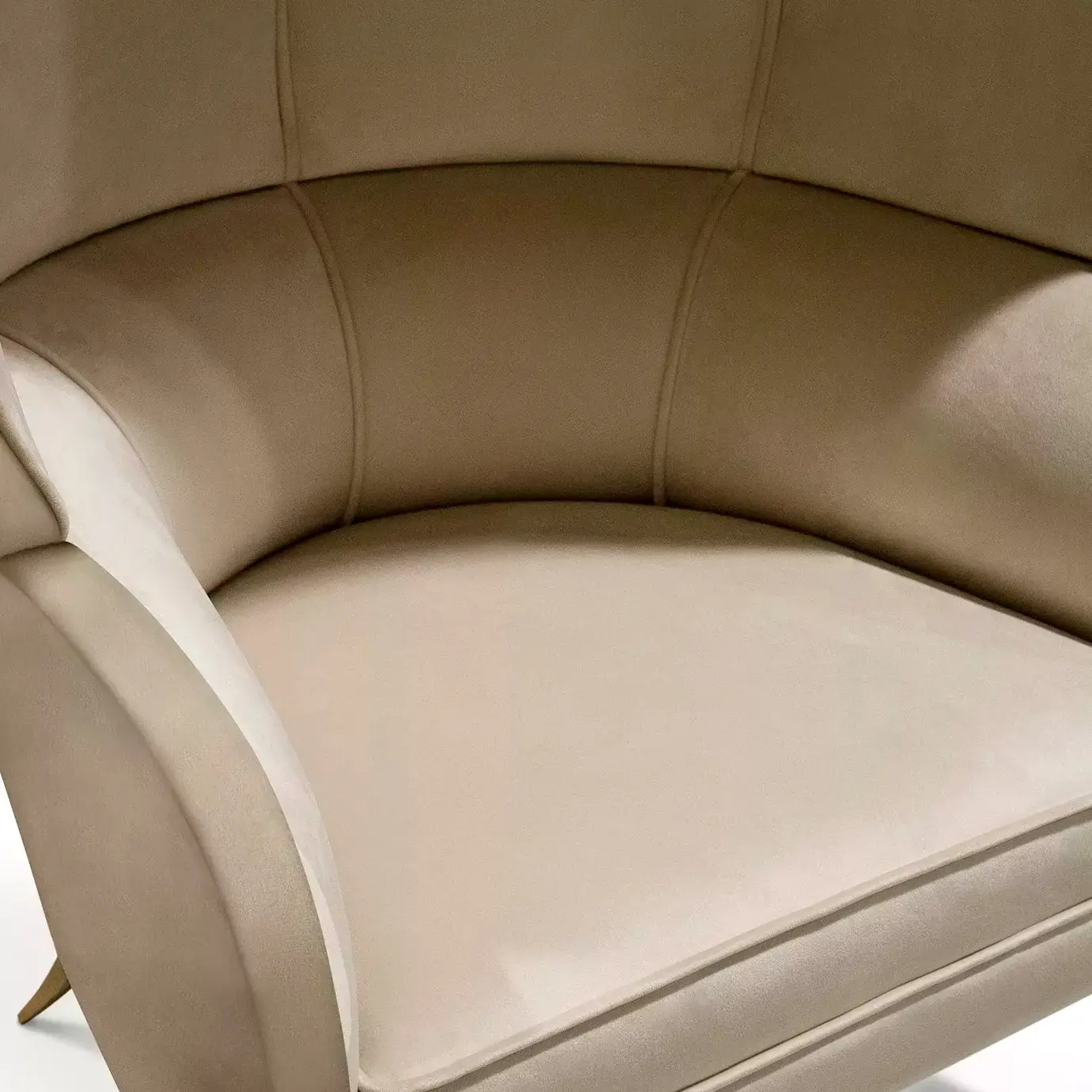 Draperie stoffen rugleuning stoel