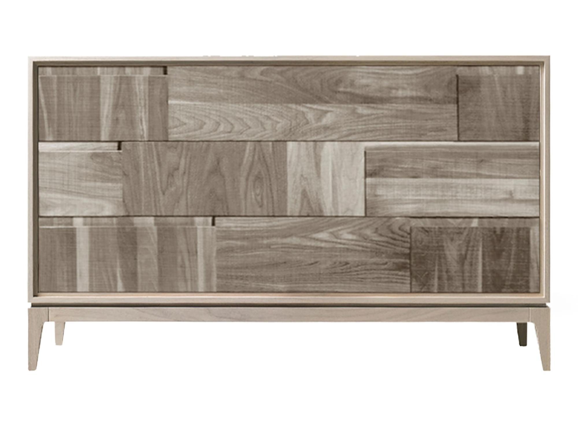 Trama e ordito grijze ladekast