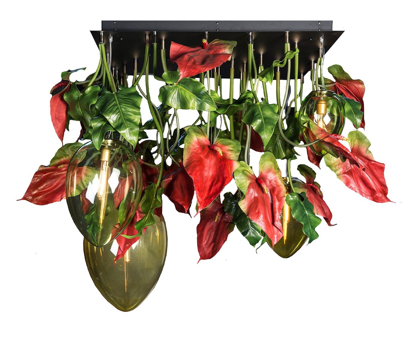 Anthurium donkere kroonluchter