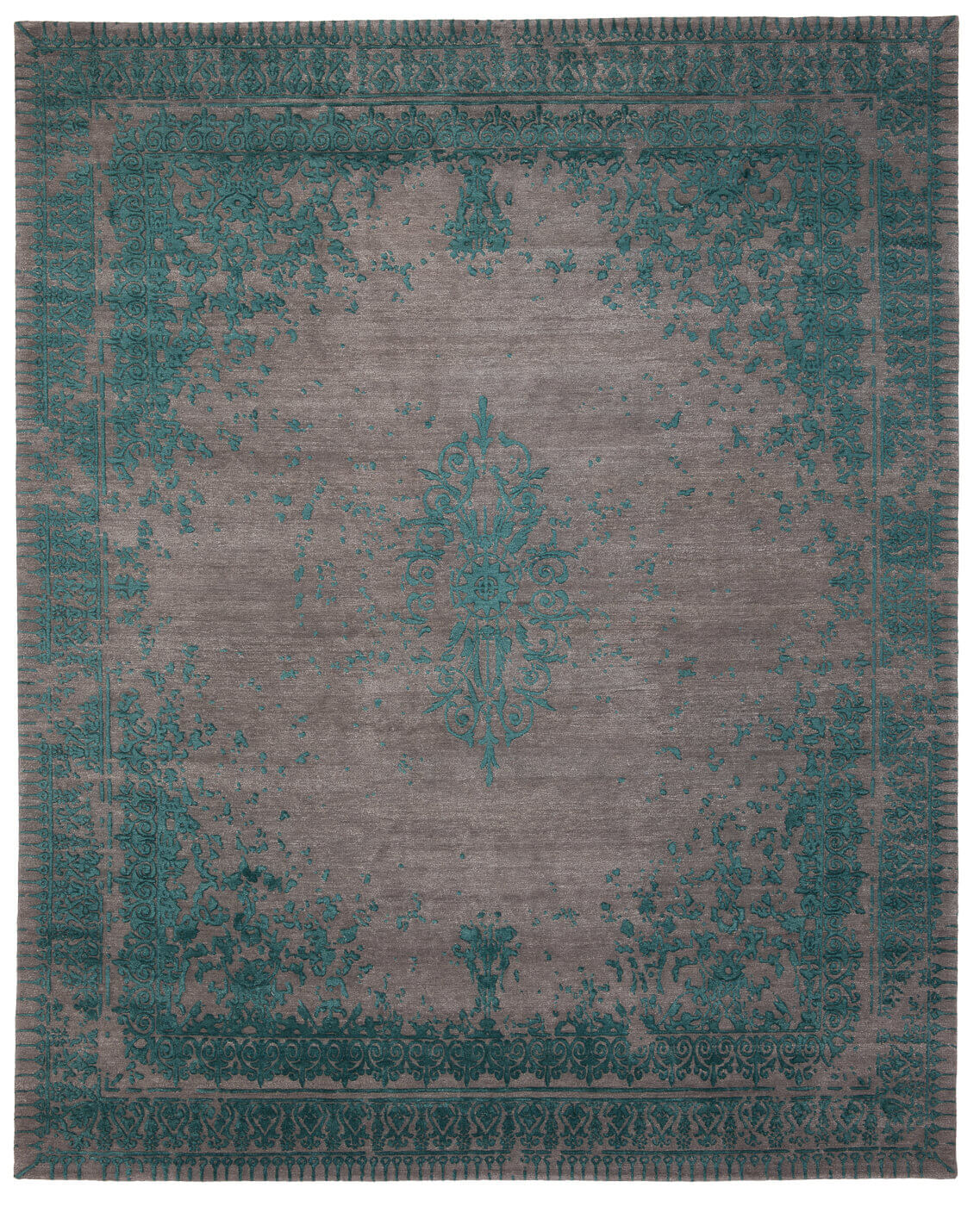Ferrara special rocked grijs blauw tapijt | Maat: 200 × 300 cm
