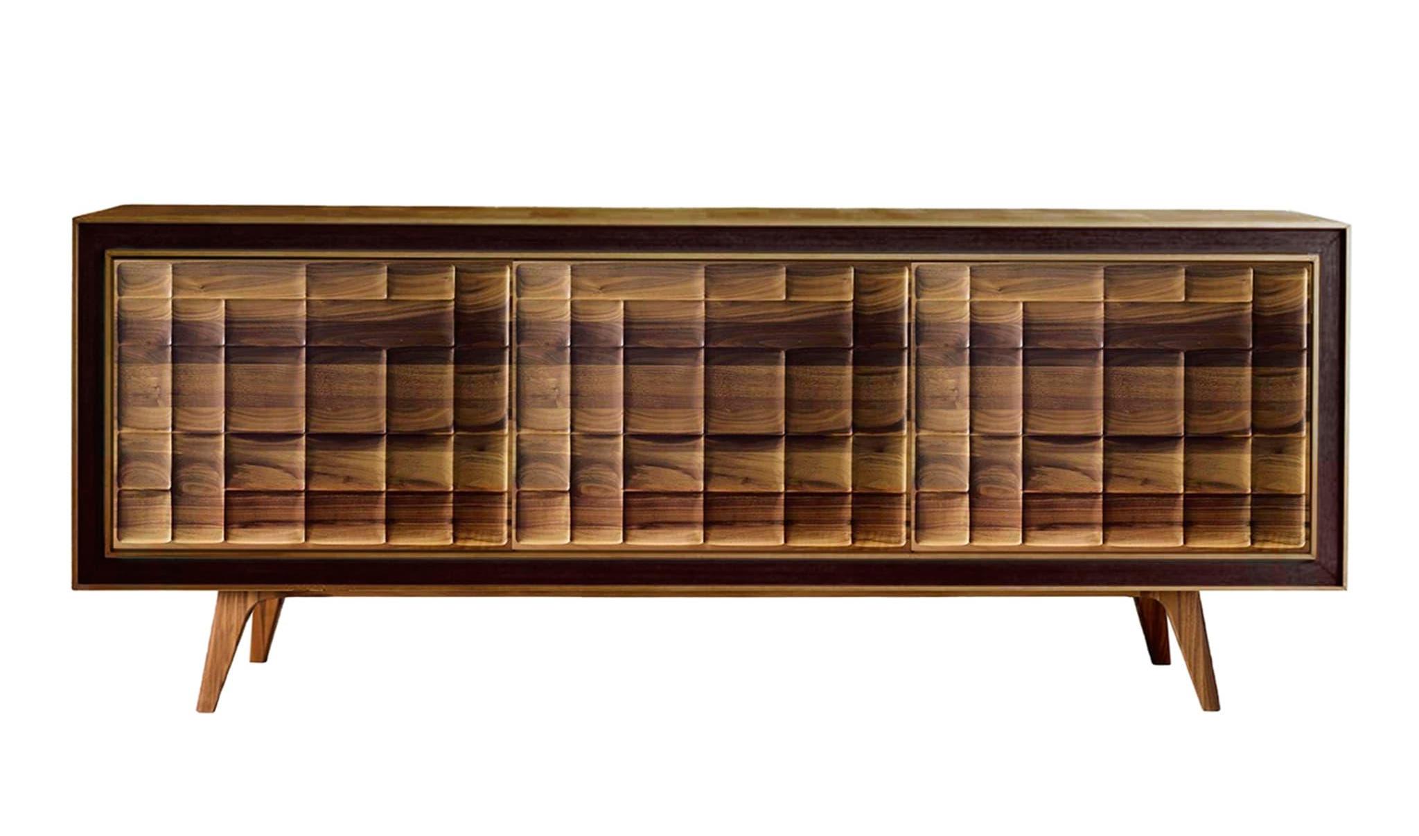 Quadra gemaakte Italiaans dressoir | Configuratie: 2-Doors