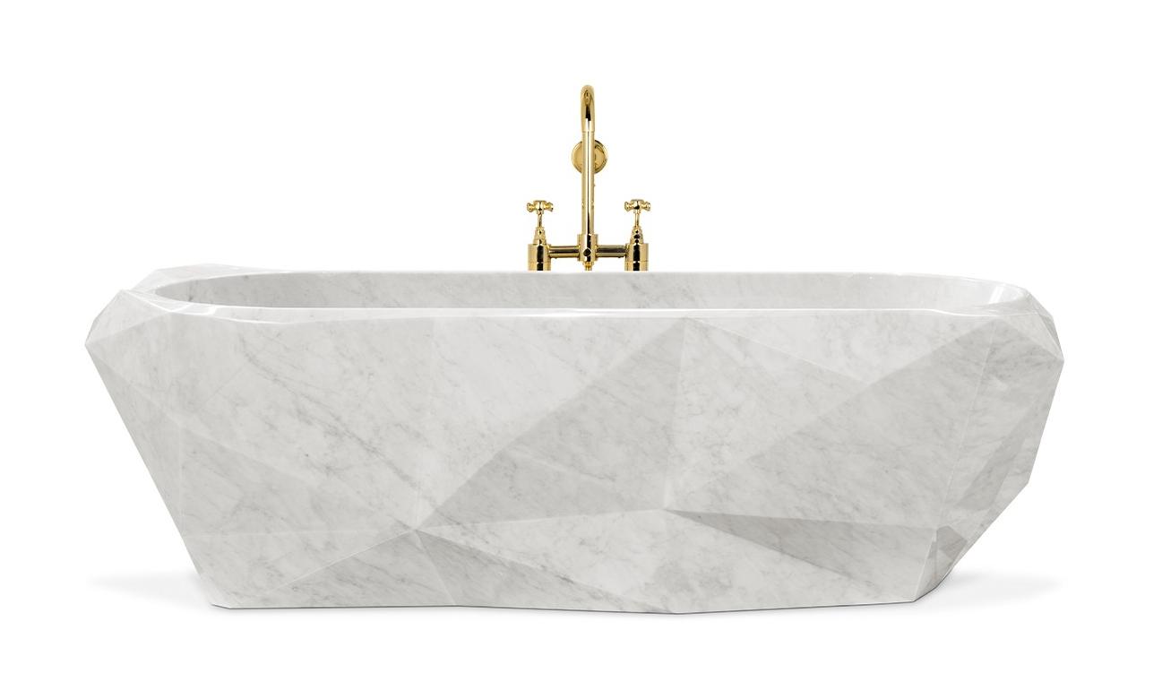 Gemstone marmer badkuip