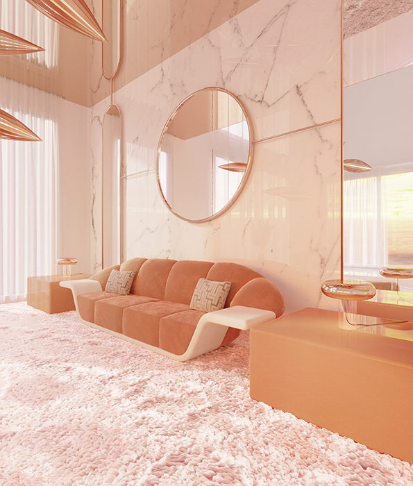 Klaus zwart en witte bank - 1