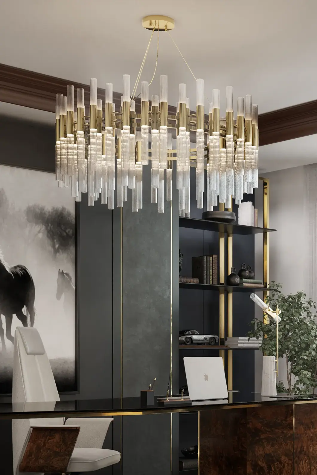 Cascade ronde hanglamp - 1