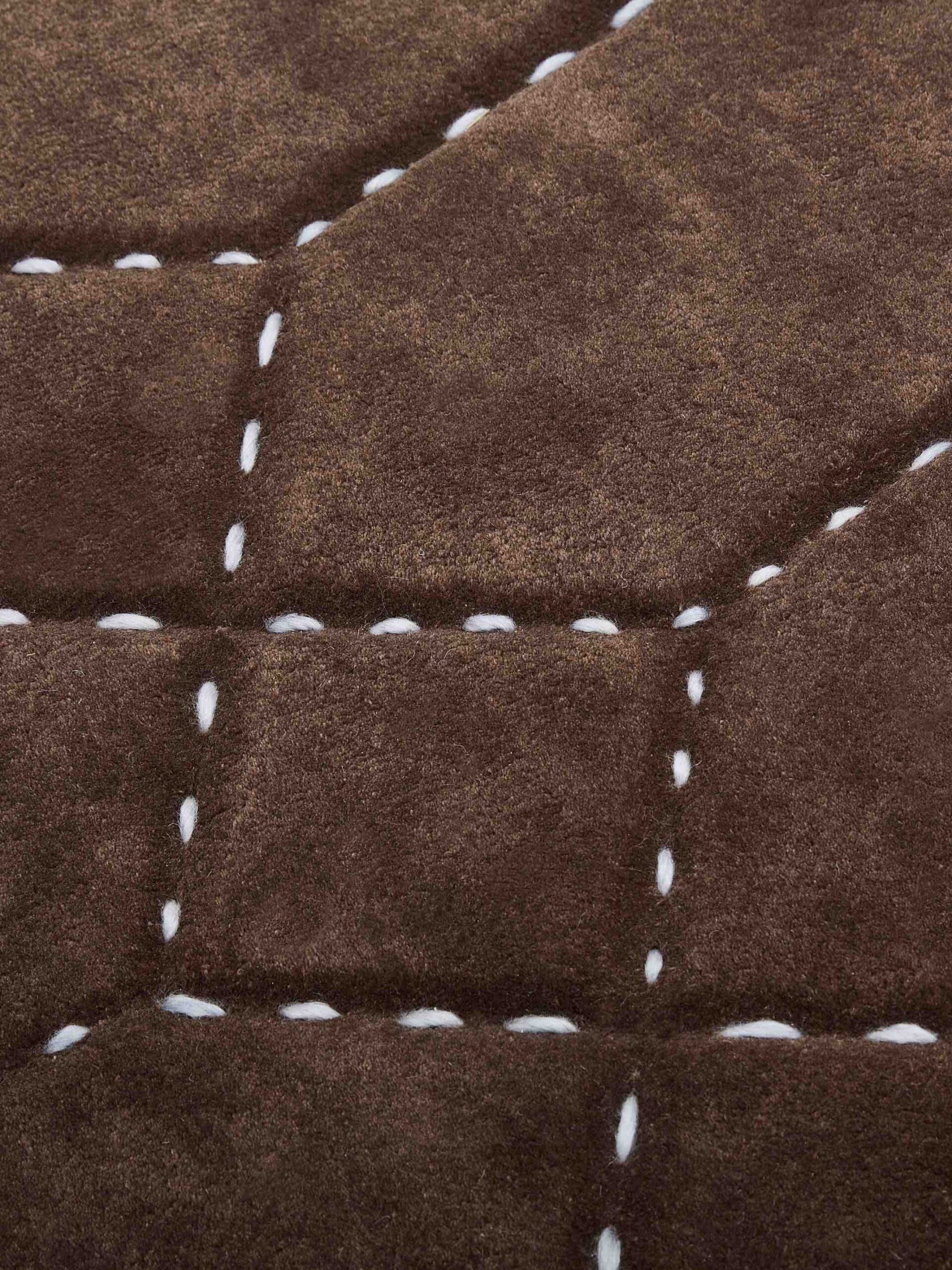 Gevoerd 1 designer vloerkleed