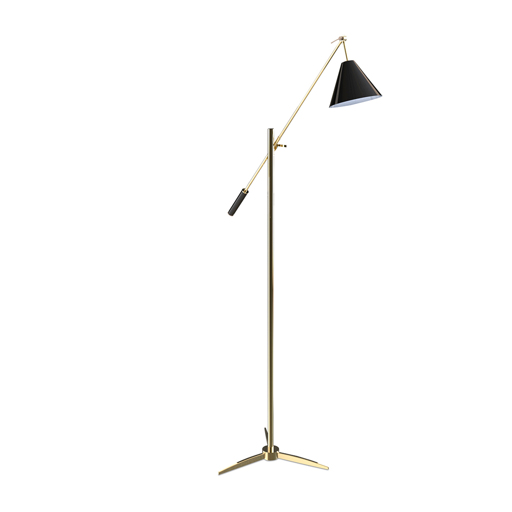 Crooner vloerlamp