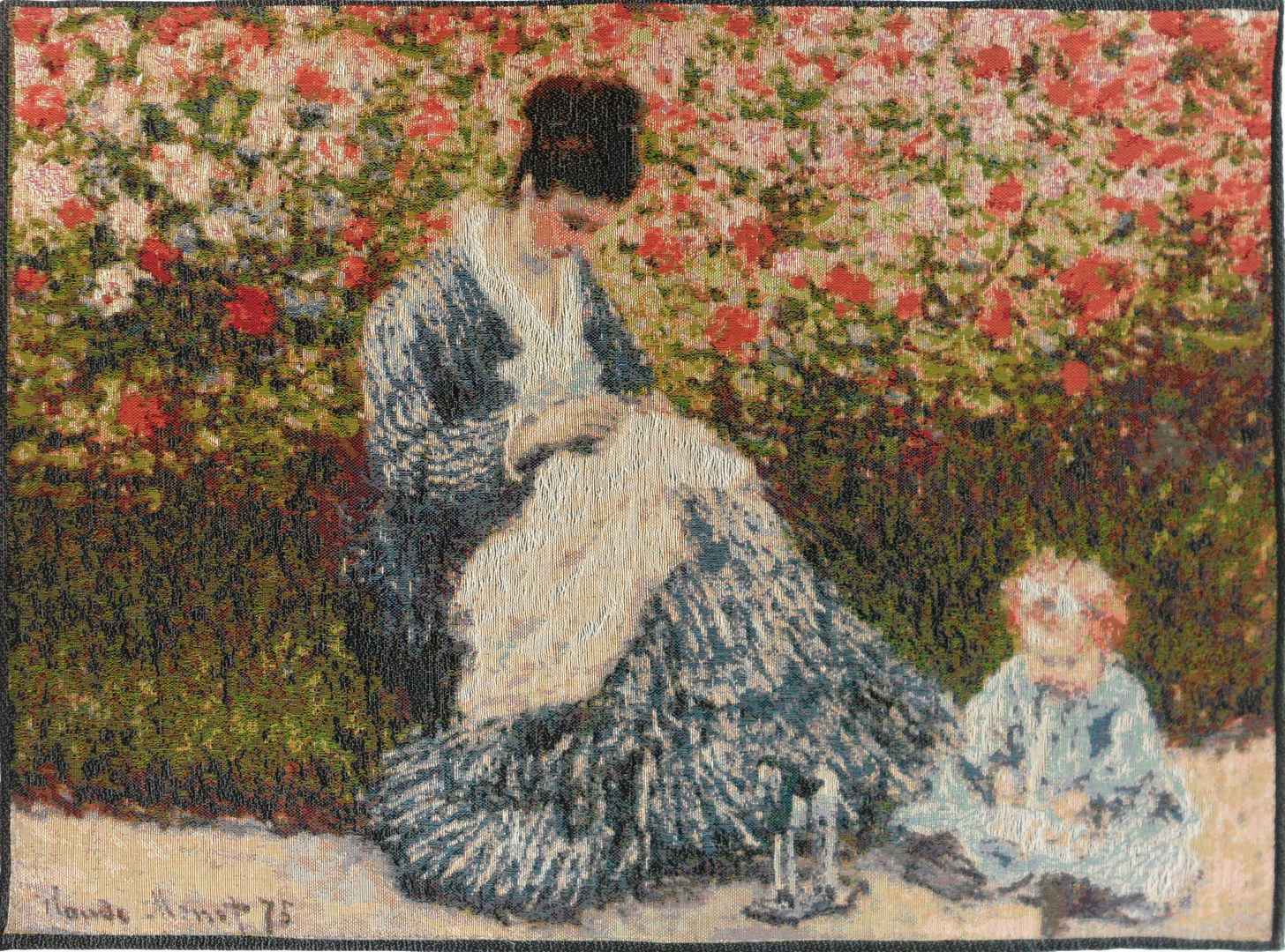 Camille and the Child - Monet wandtapijt