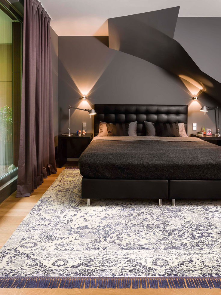 Mauve Grey luxe tapijt