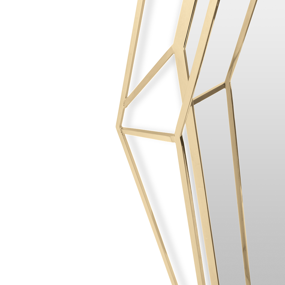 Lustre grote wandspiegel