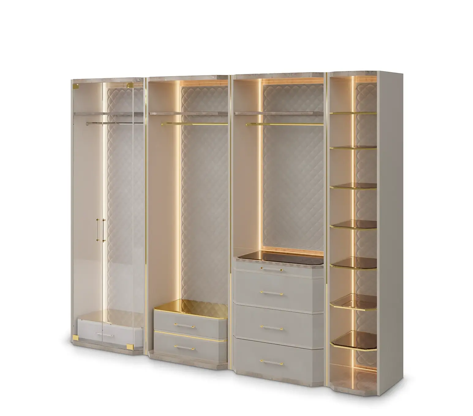 Cadence beige kastensysteem