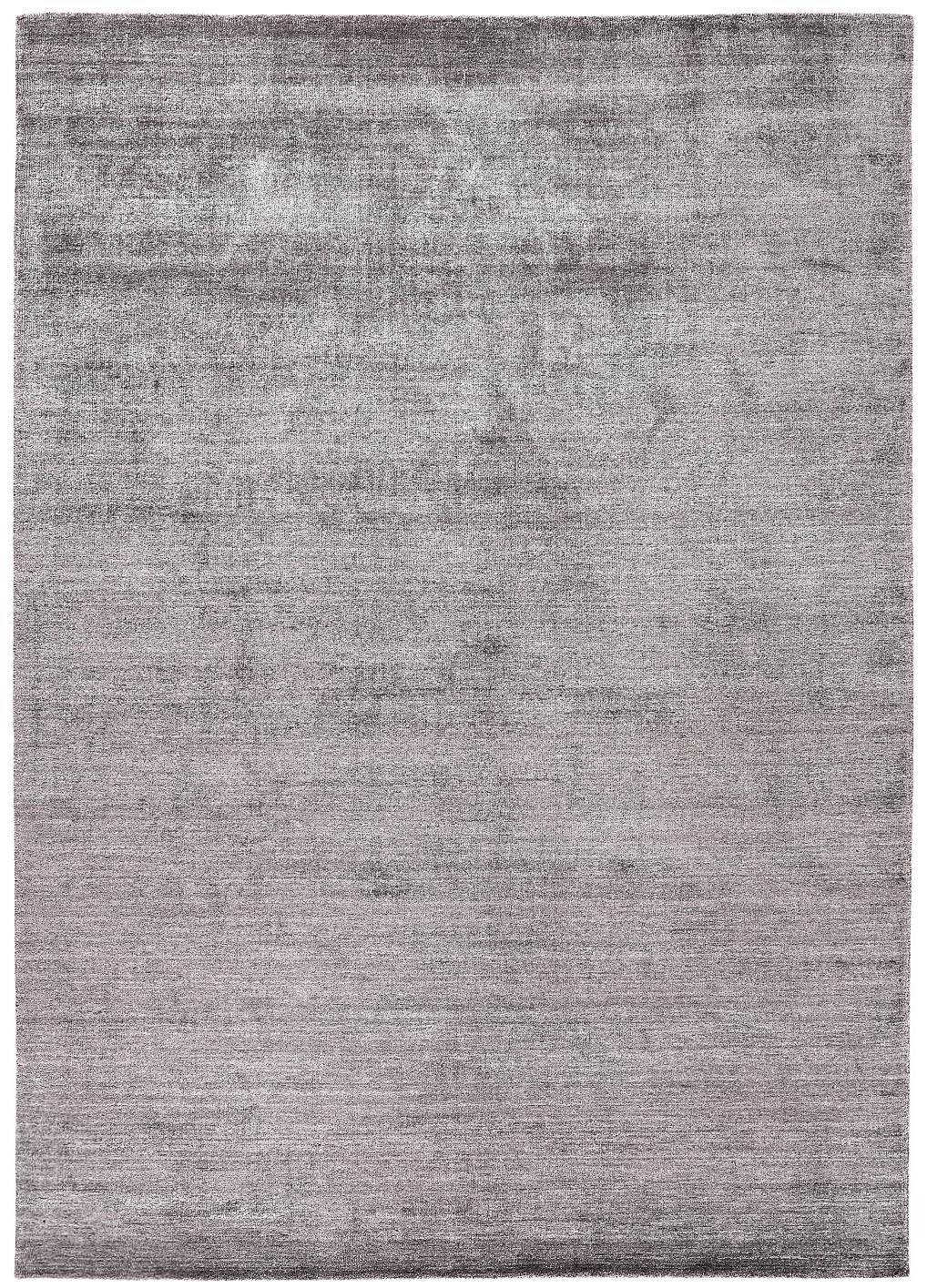 Zilver bamboe zijde tapijt | Maat: 250 × 300 cm
