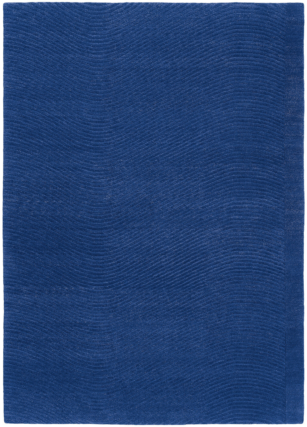 Waveline 1 blauw tapijt | Maat: 250 × 300 cm