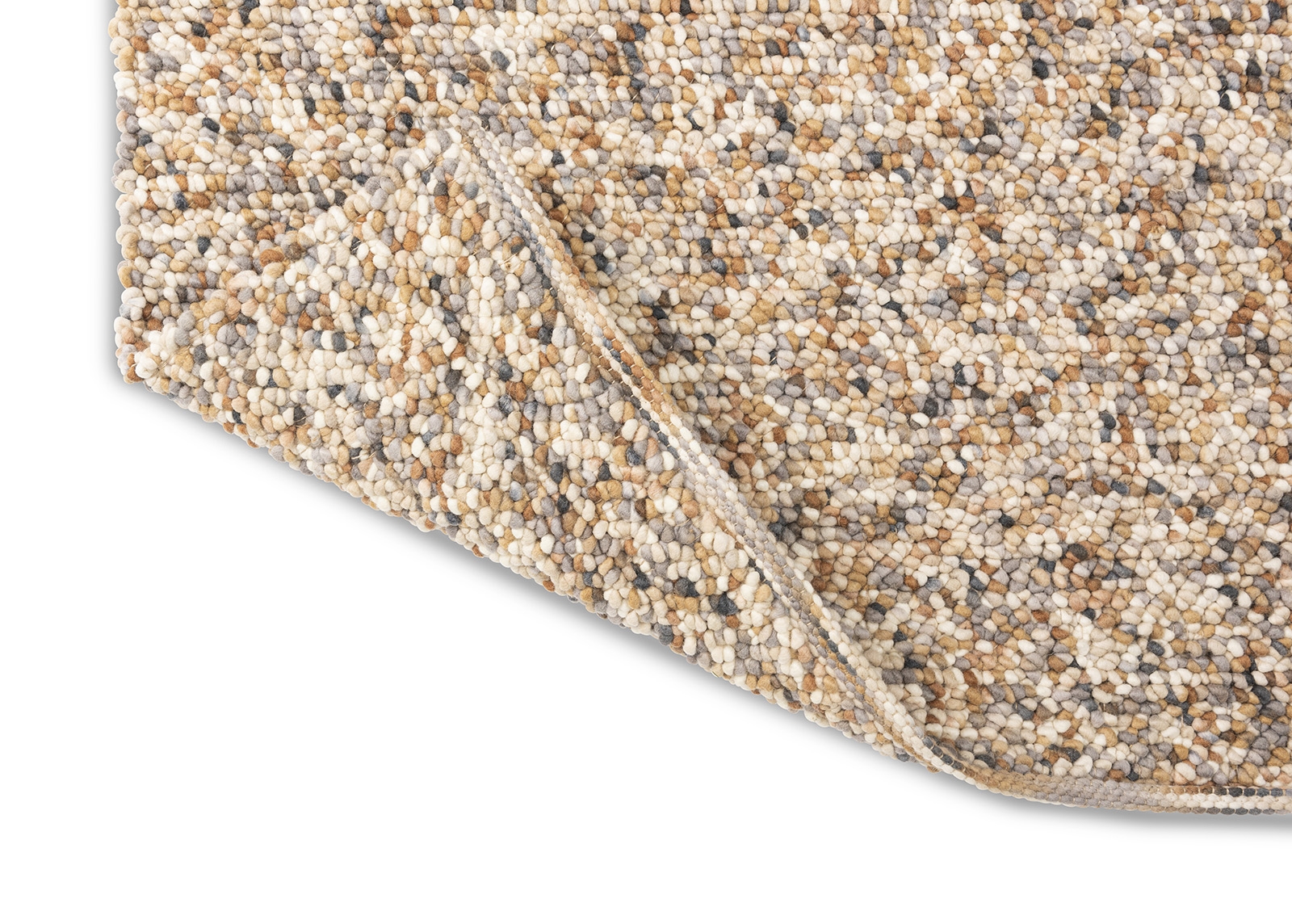 Pebble beach beige tapijt | Maat: 140 × 200 cm