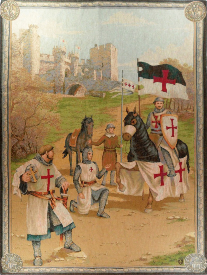Templars wandtapijt | Maat: 110 × 150 cm