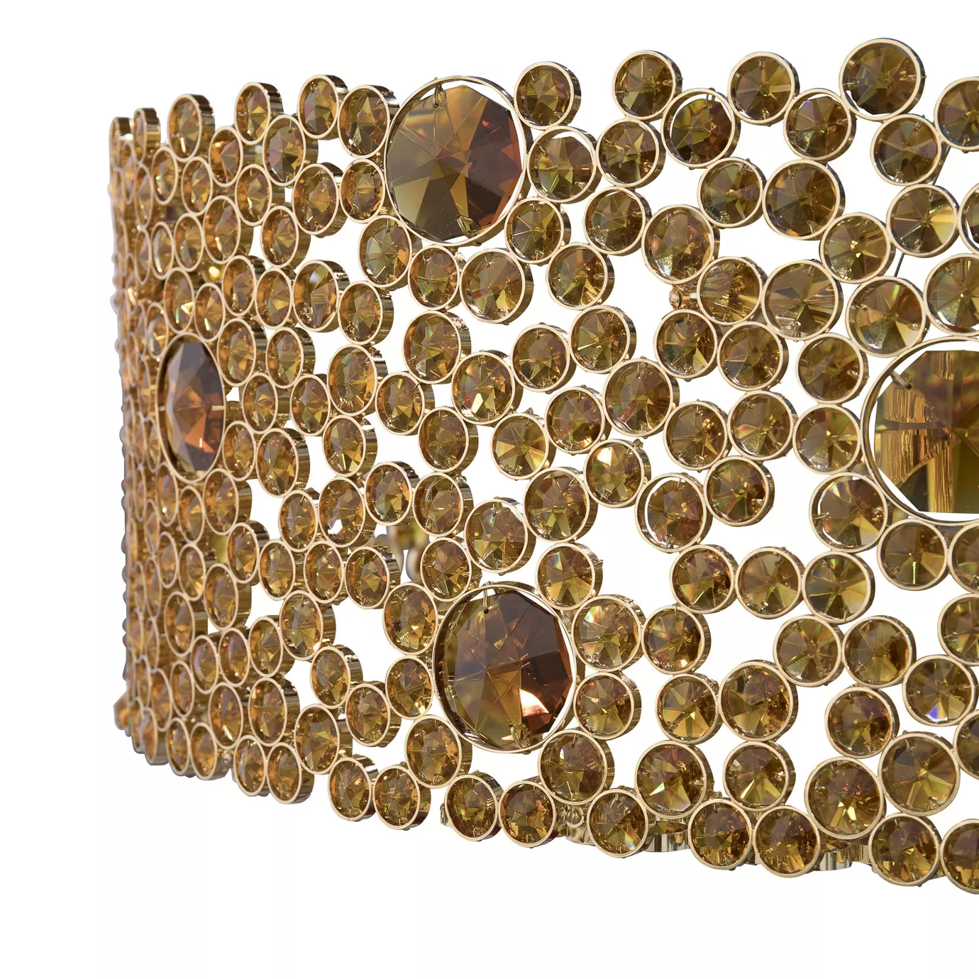 Eternelle ovale brons glas kroonluchter