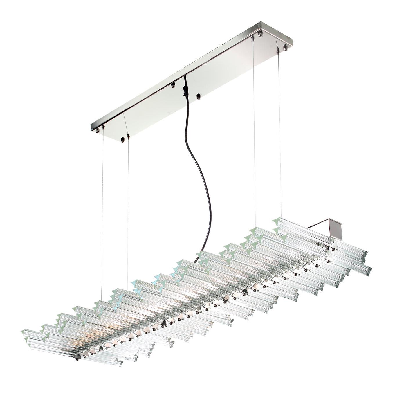 Sail Nikkel Triedro Glas Kroonluchter