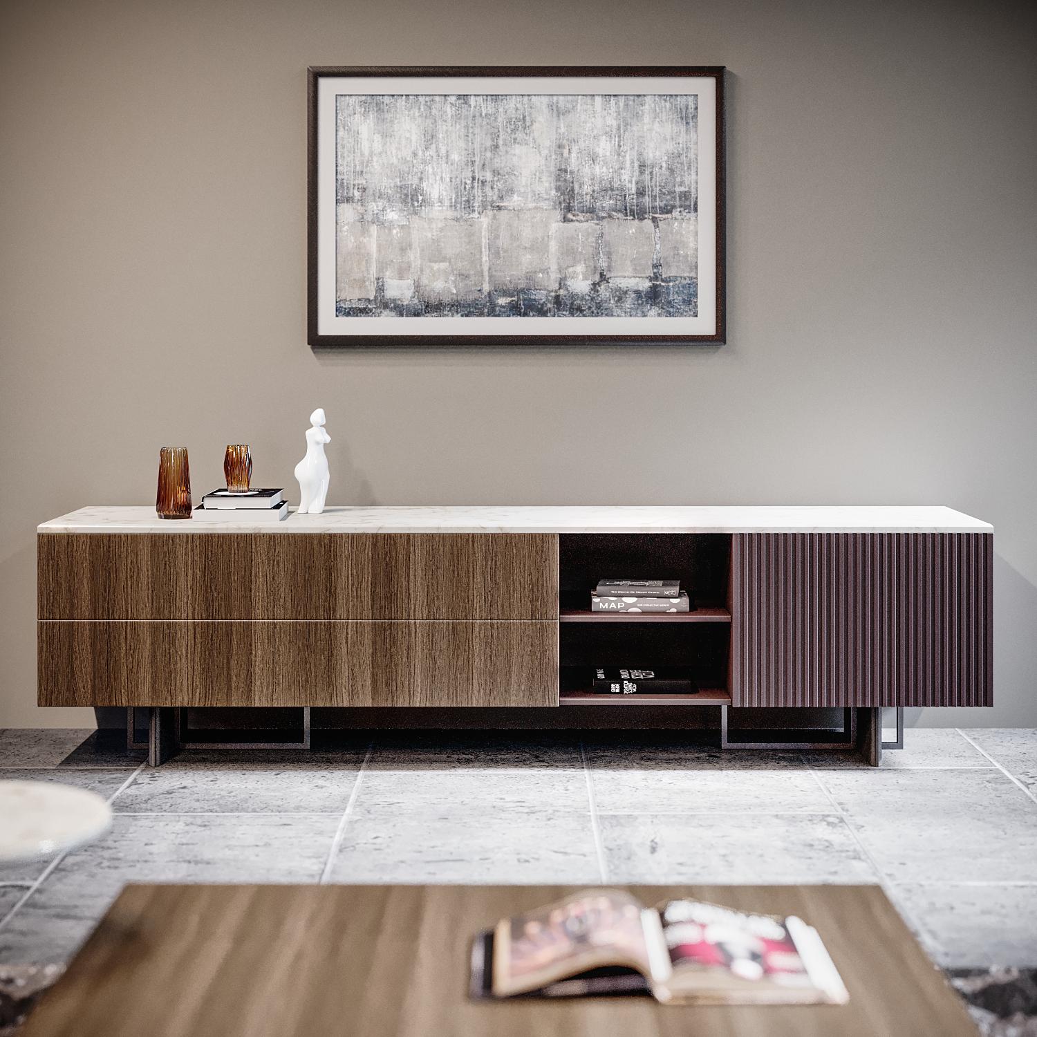 Kate marmeren laag dressoir