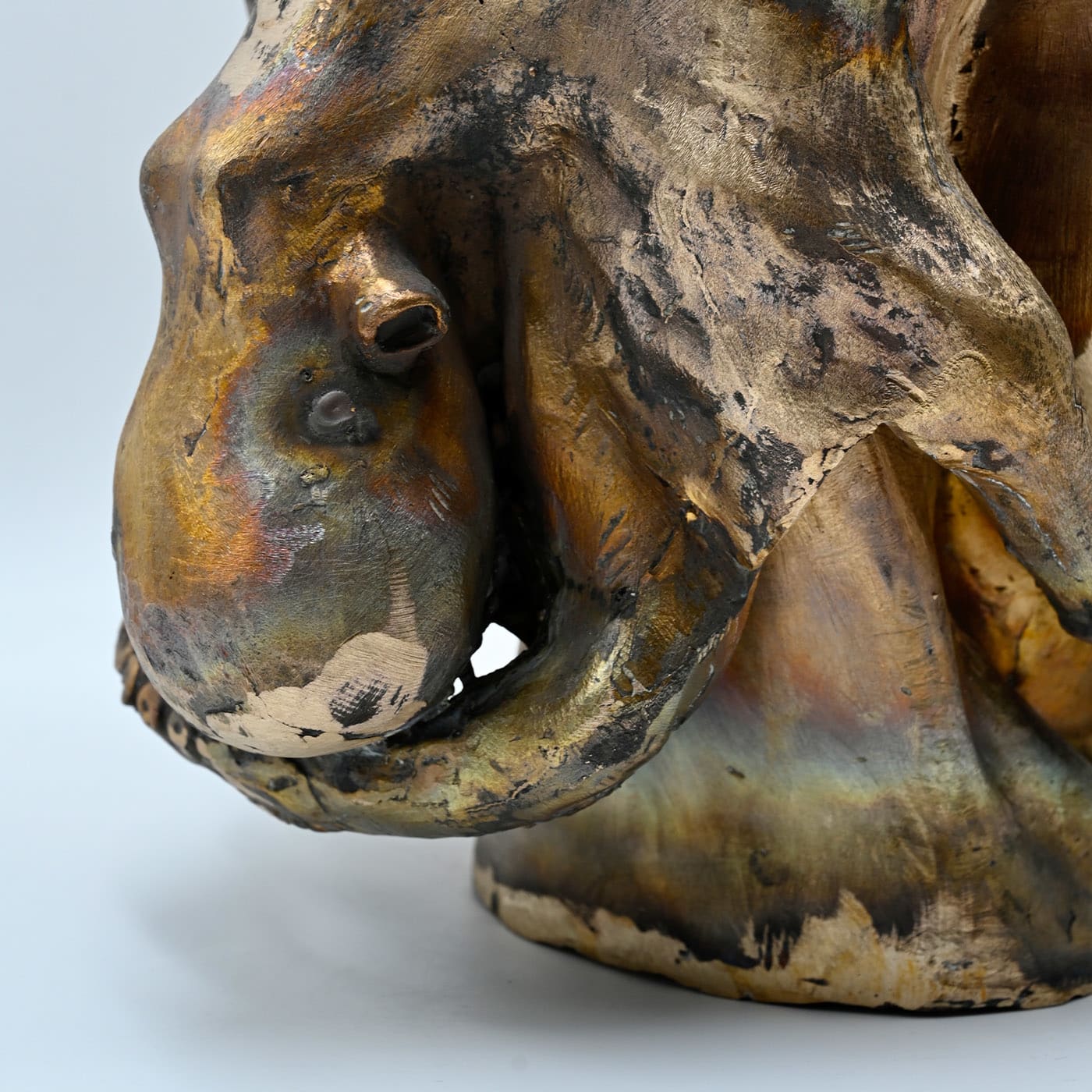 Bronzen handgemaakte sculptuur