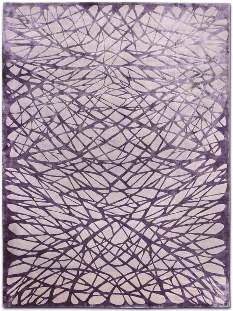 Dresden Lilac handgeknoopt tapijt | Maat: 122 × 183 cm