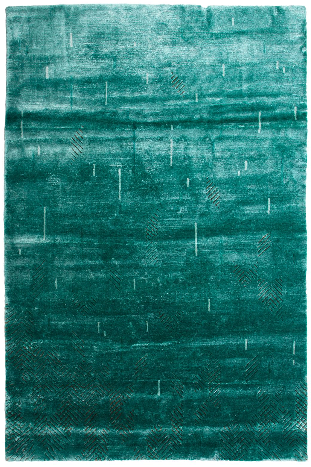 Verdiazul designer handgeweven tapijt