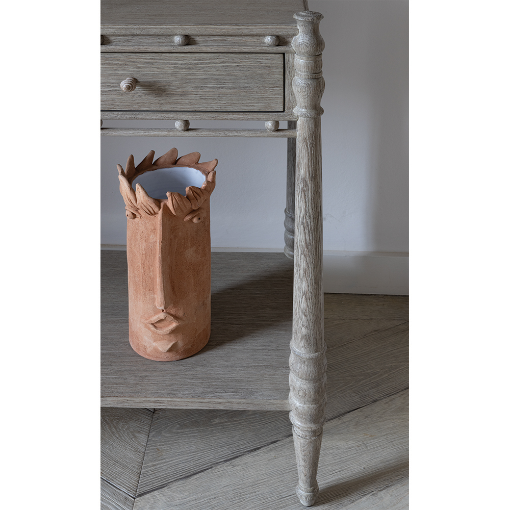 Morris Greyed Oak console