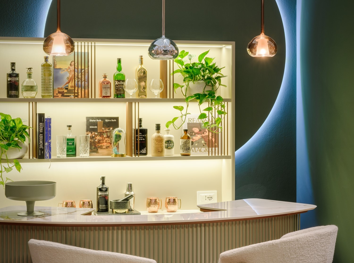 Dry thuisbar met toonbank