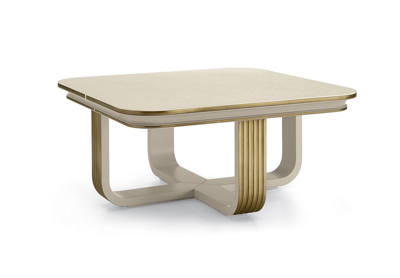 Oliver wit/gouden salontafel