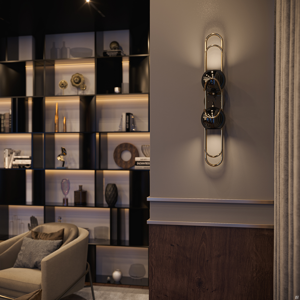 Astronaut wandlamp - 2