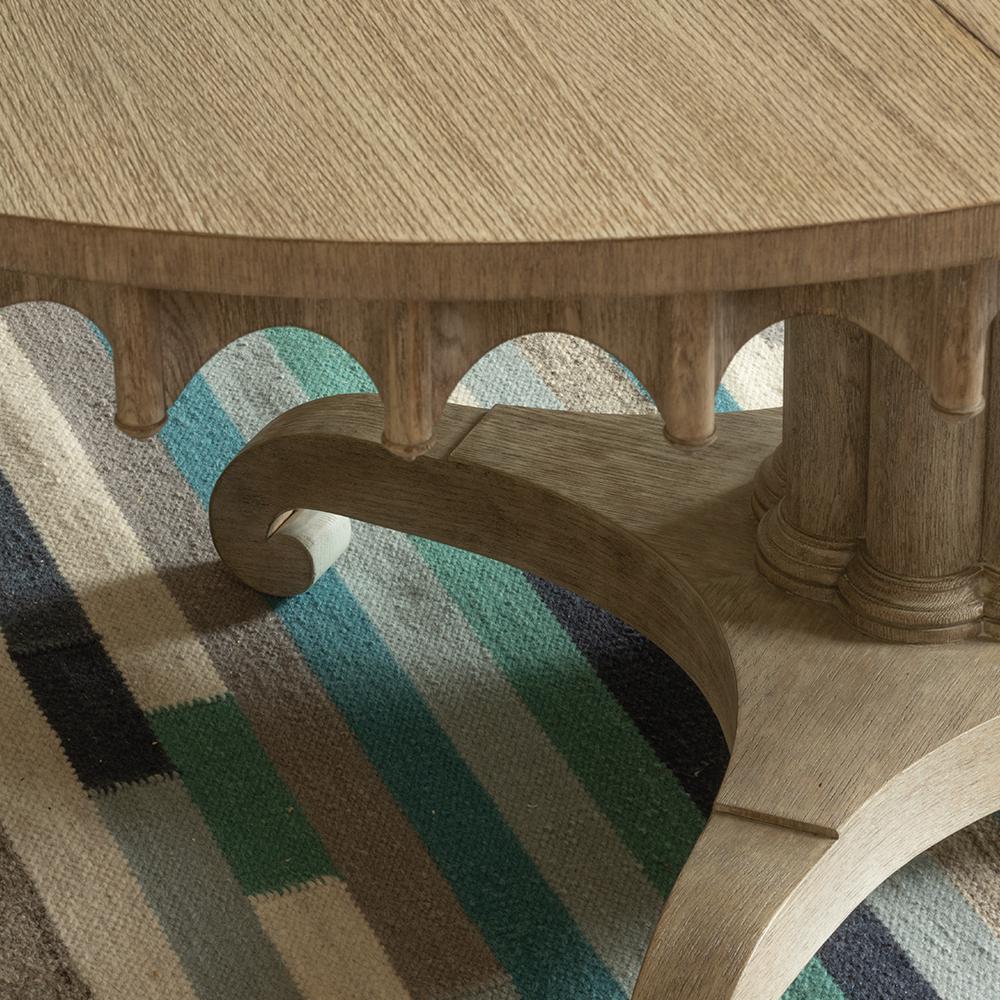 Longwood Greyed Oak ovale eettafel