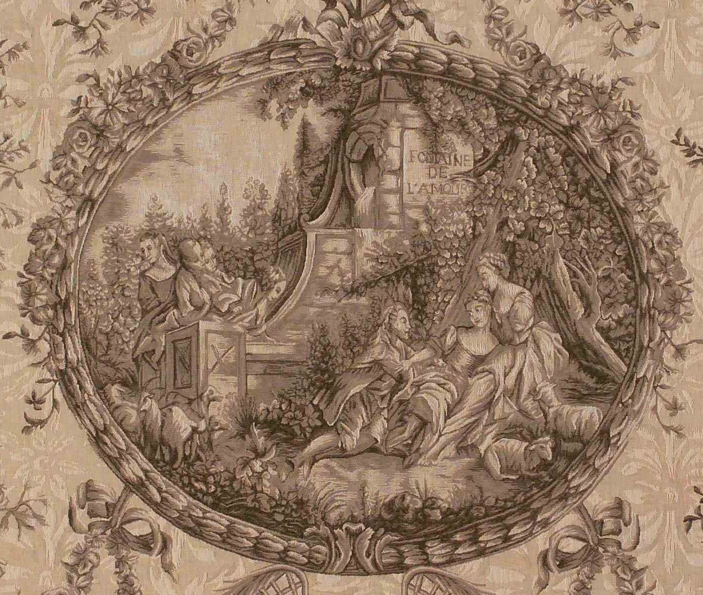 Fountain of Love wandtapijt | Maat: 110 × 150 cm