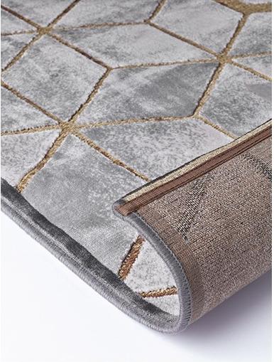 Gabriel geometrisch Grey tapijt | Maat: 195 × 280 cm