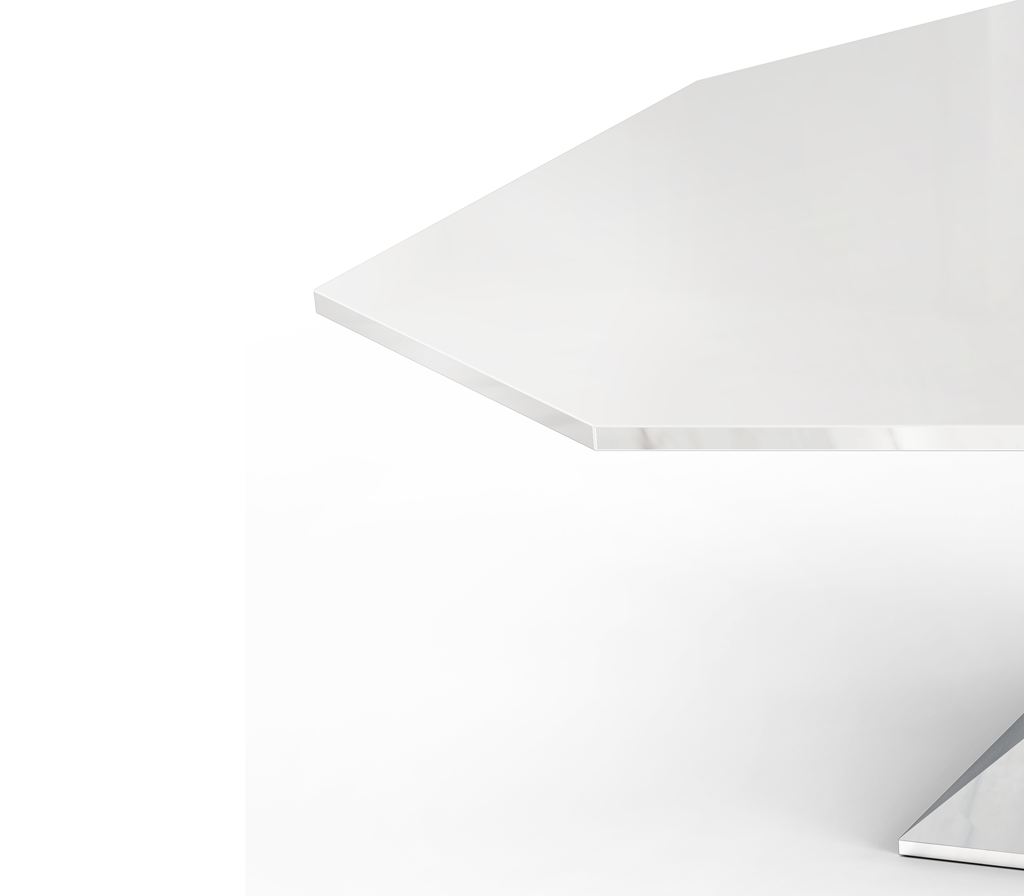 Bonsai zilveren luxe eettafel