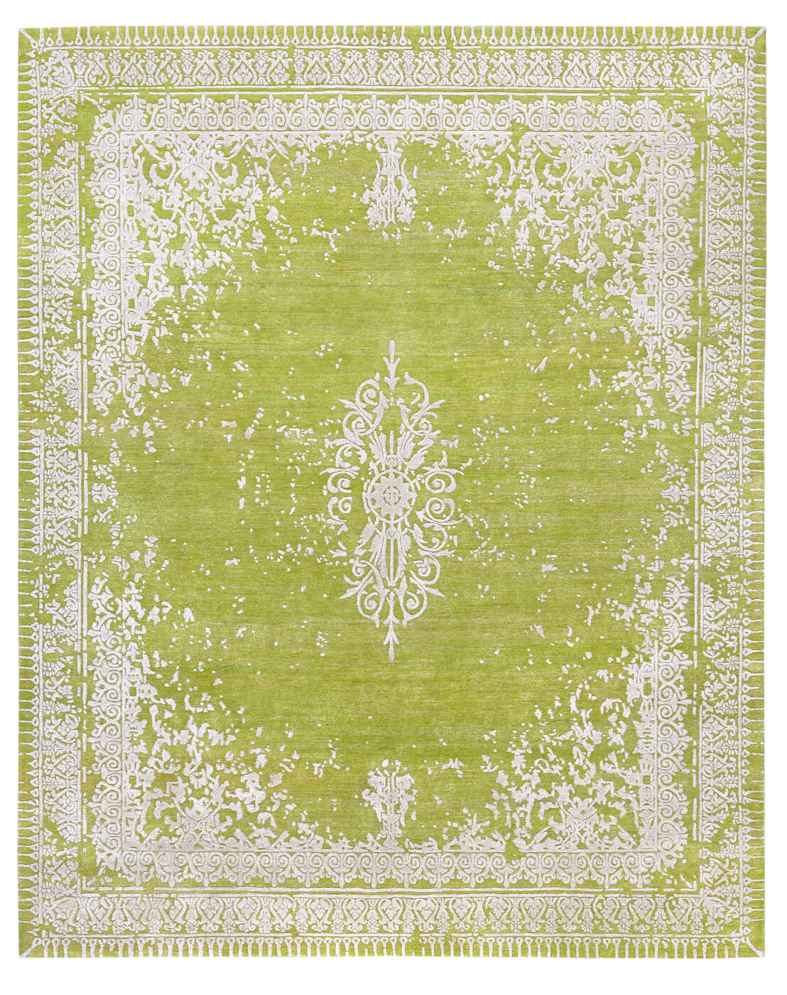 Ferrara special rocked groen tapijt | Maat: 280 × 360 cm