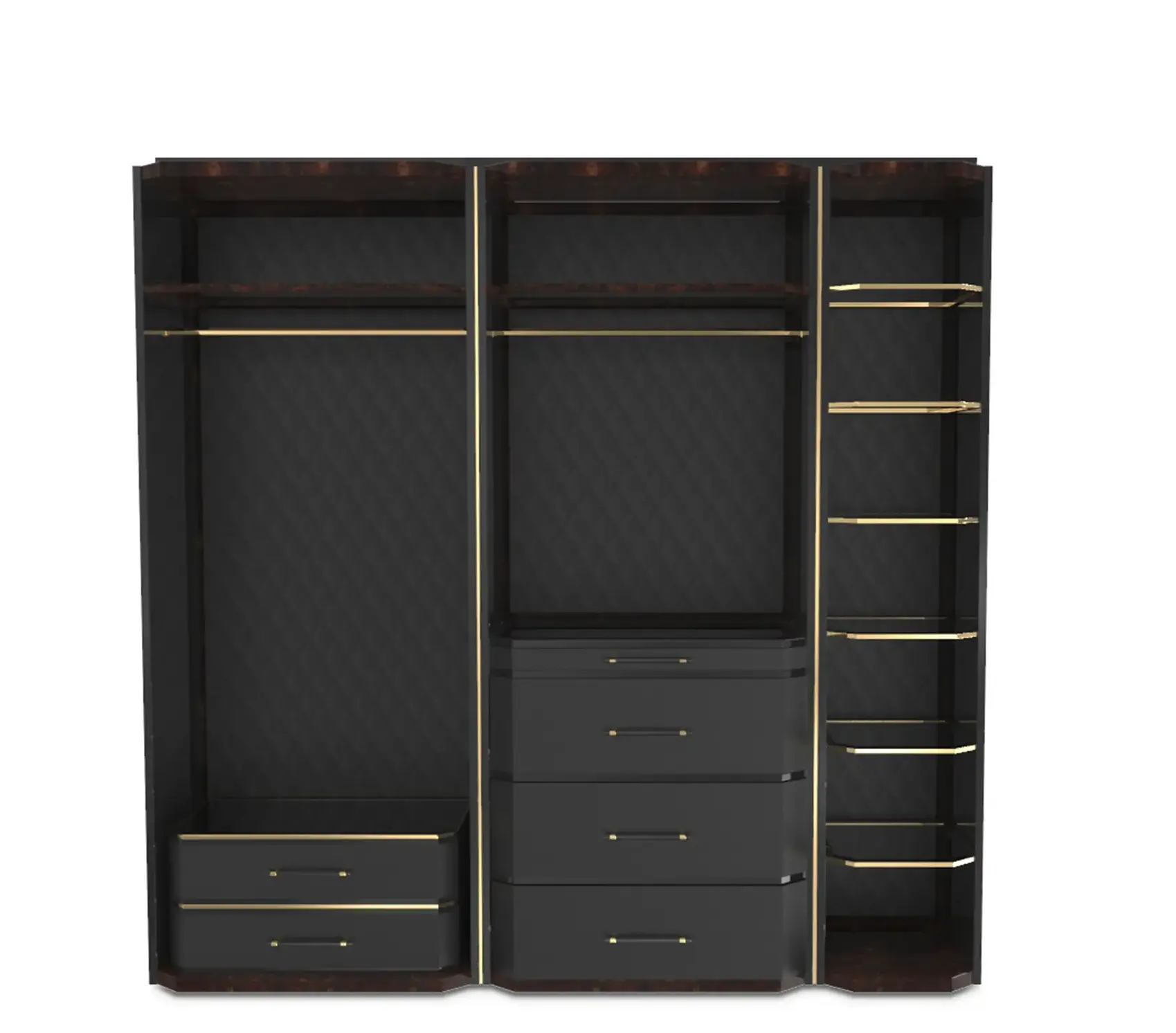 Cadence zwart kastensysteem