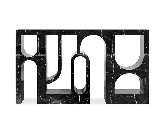 Glanzende premium console