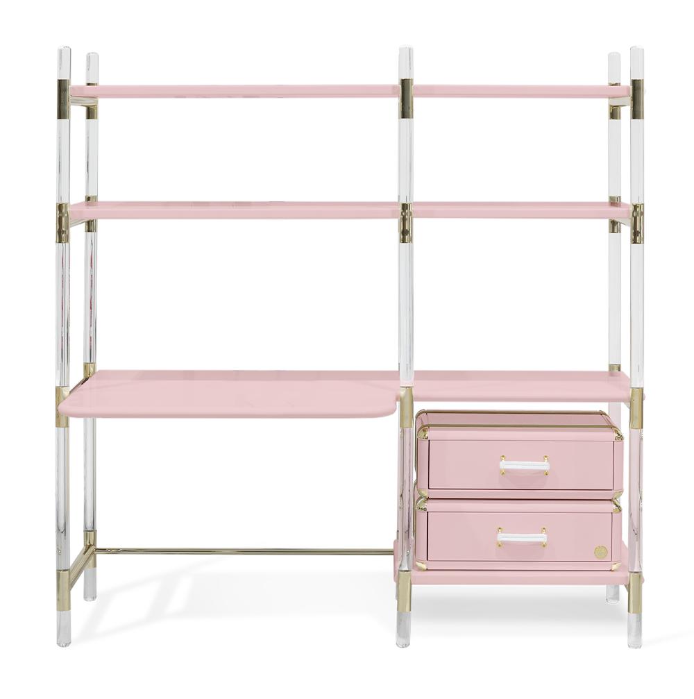 Jigsaw Puzzle roze kinderboekenkast