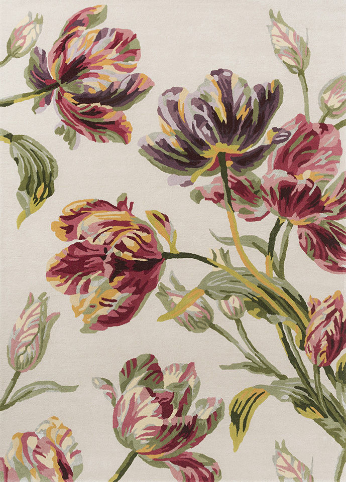 Gosford-cranberry tapijt | Maat: 140 × 200 cm