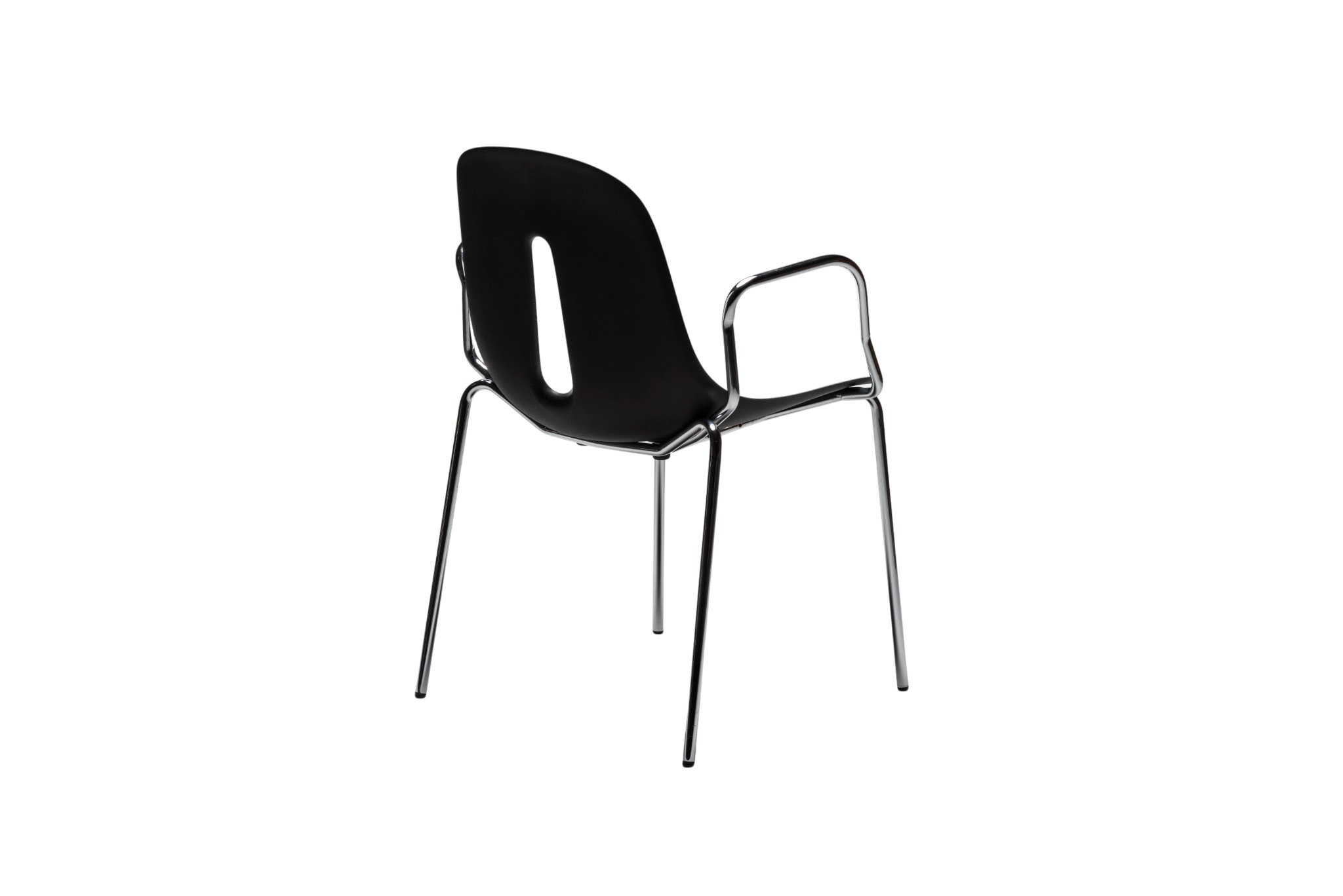 Gotham P Zwart & Witte Stoel (Set van 2)
