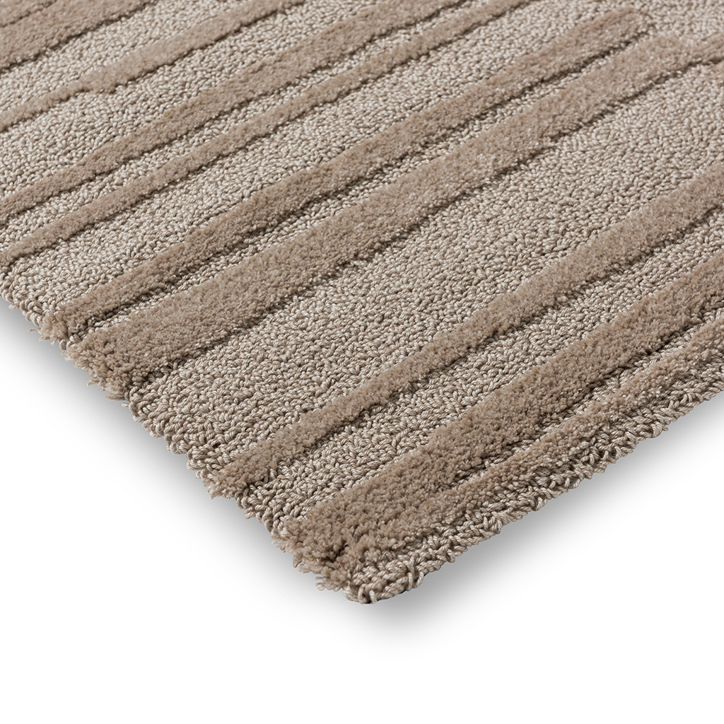 Twinset terrain taupe tapijt | Maat: 170 × 240 cm