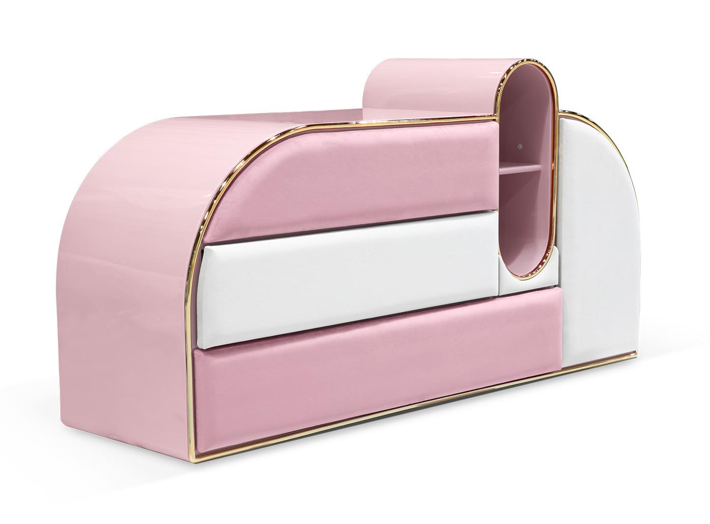 Candy Coated ladekast met drie laden