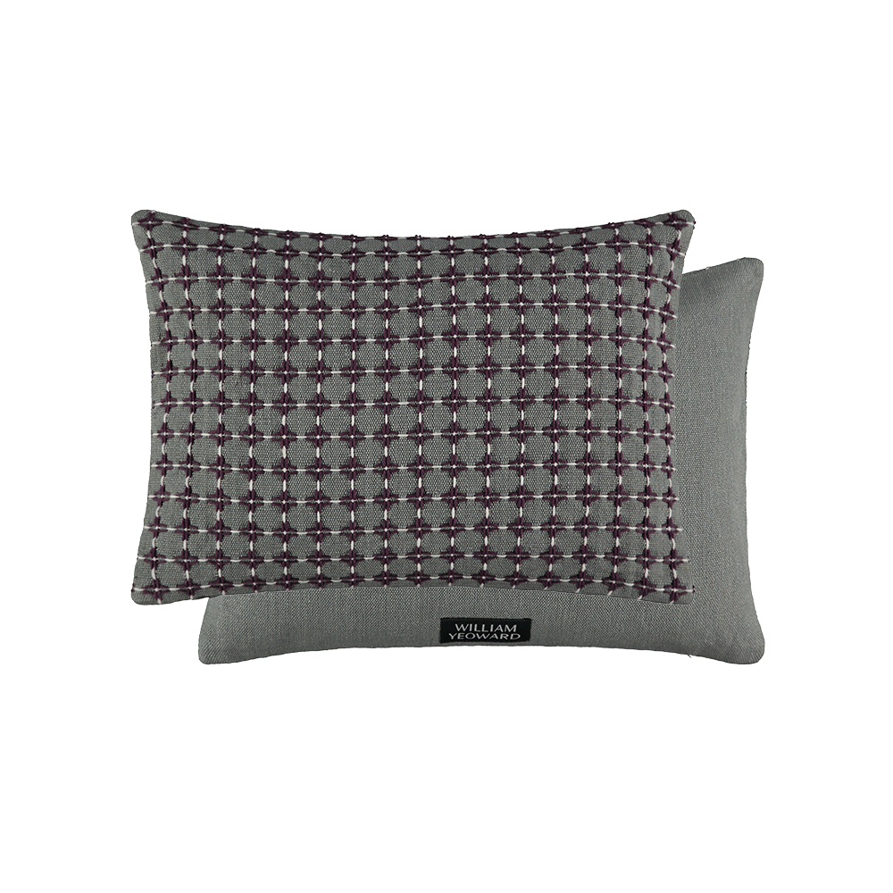 Maliana Aubergine 50 × 35 kussen
