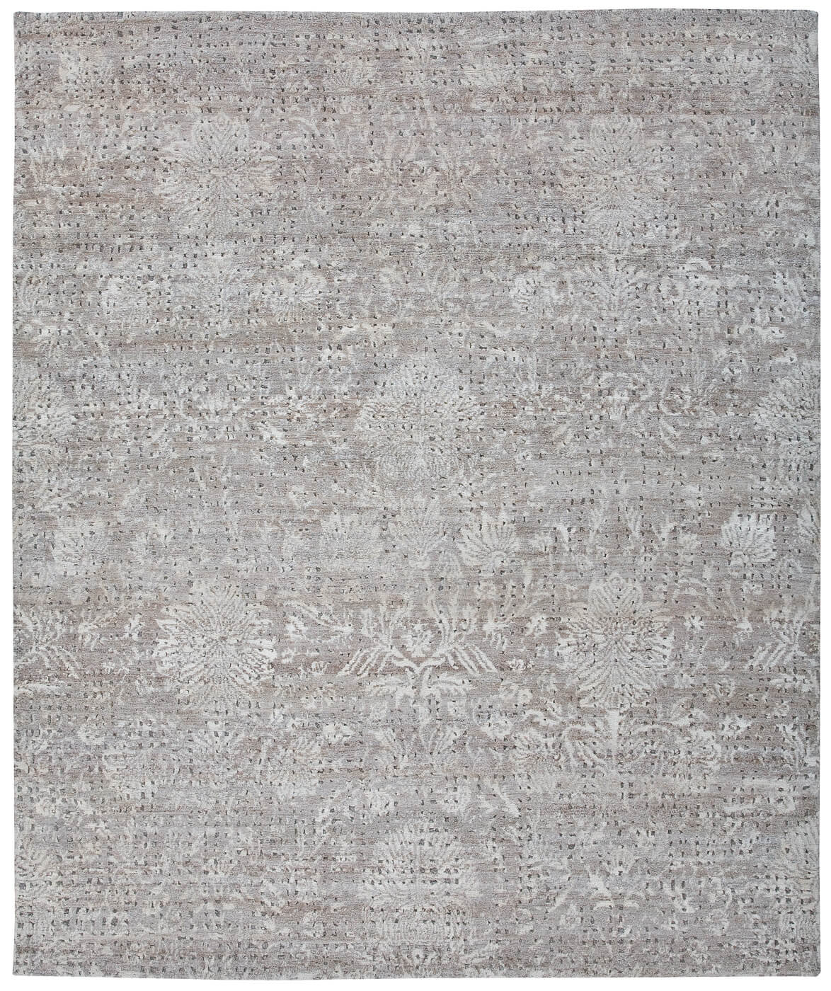 Verona ripped grijs tapijt | Maat: 450 × 550 cm