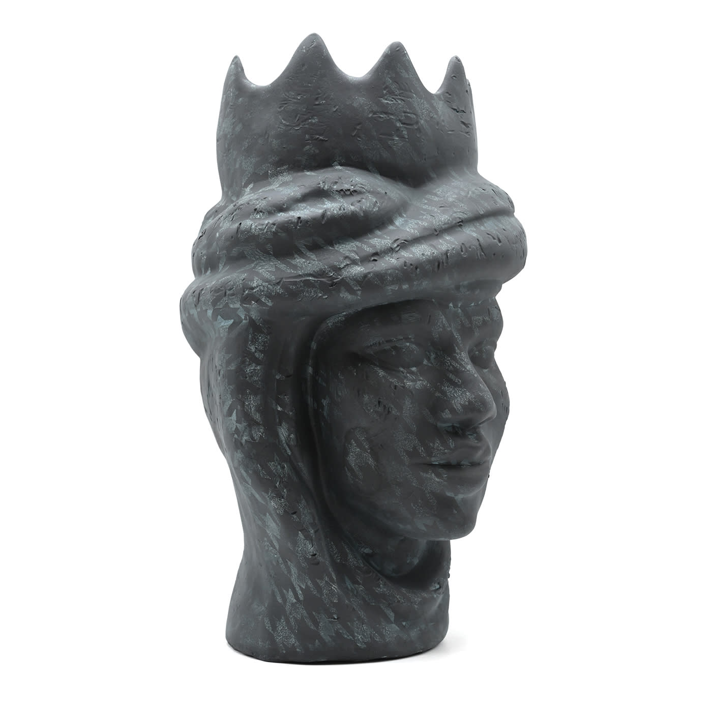 Moor's Head grijze sculptuur