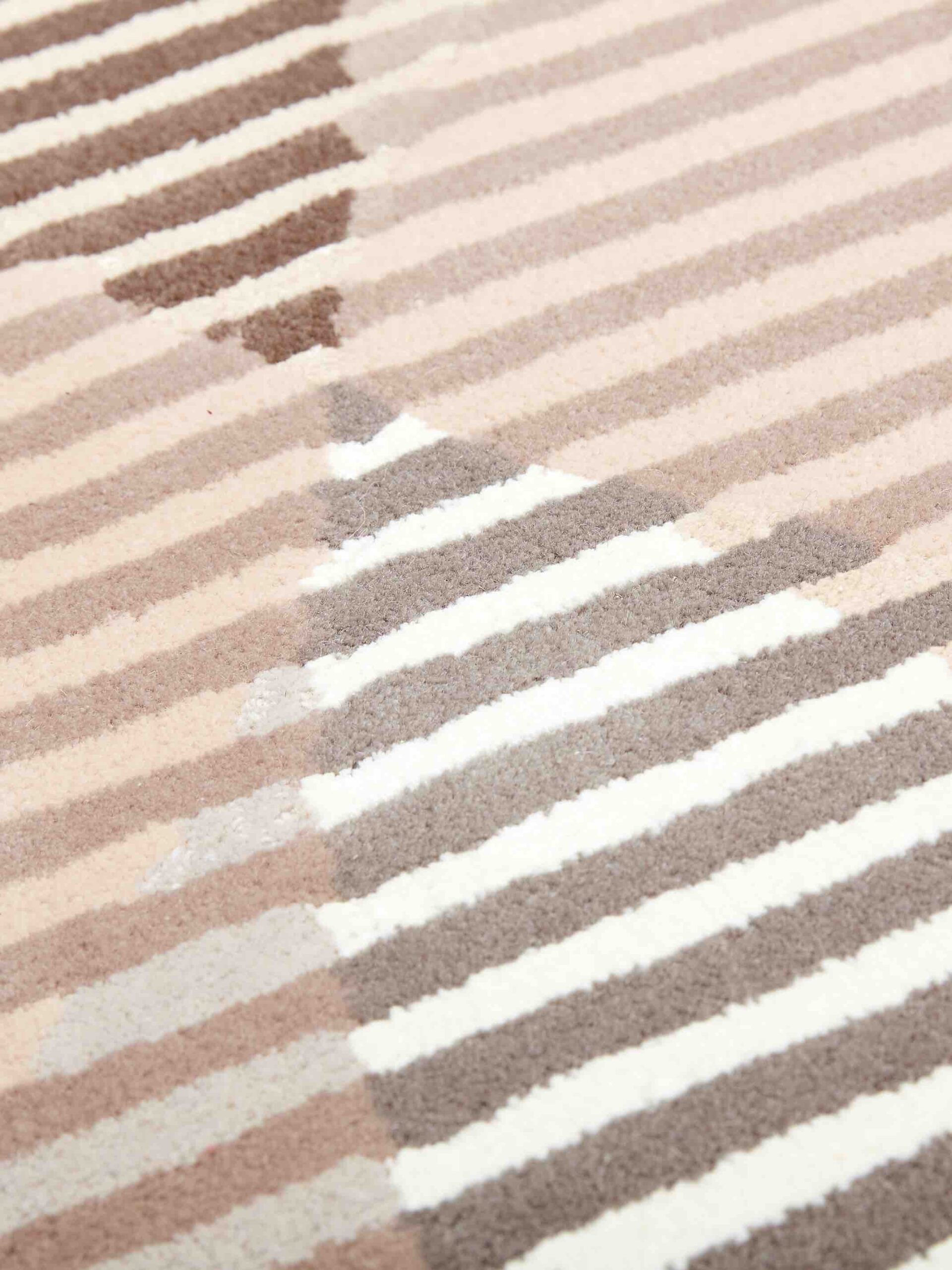 Sinking Circles Nude designer vloerkleed
