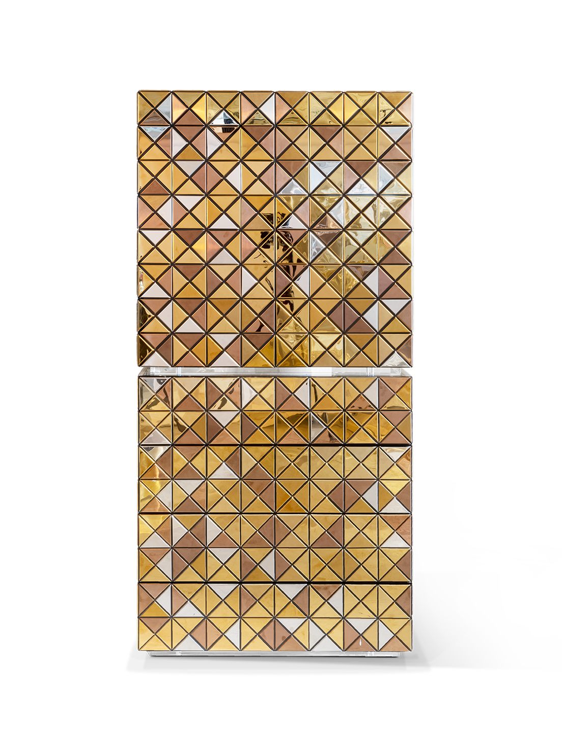 Mosaic II gouden kast