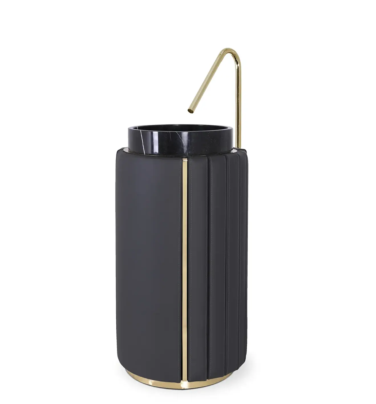 Imperial zwarte zuil wastafel