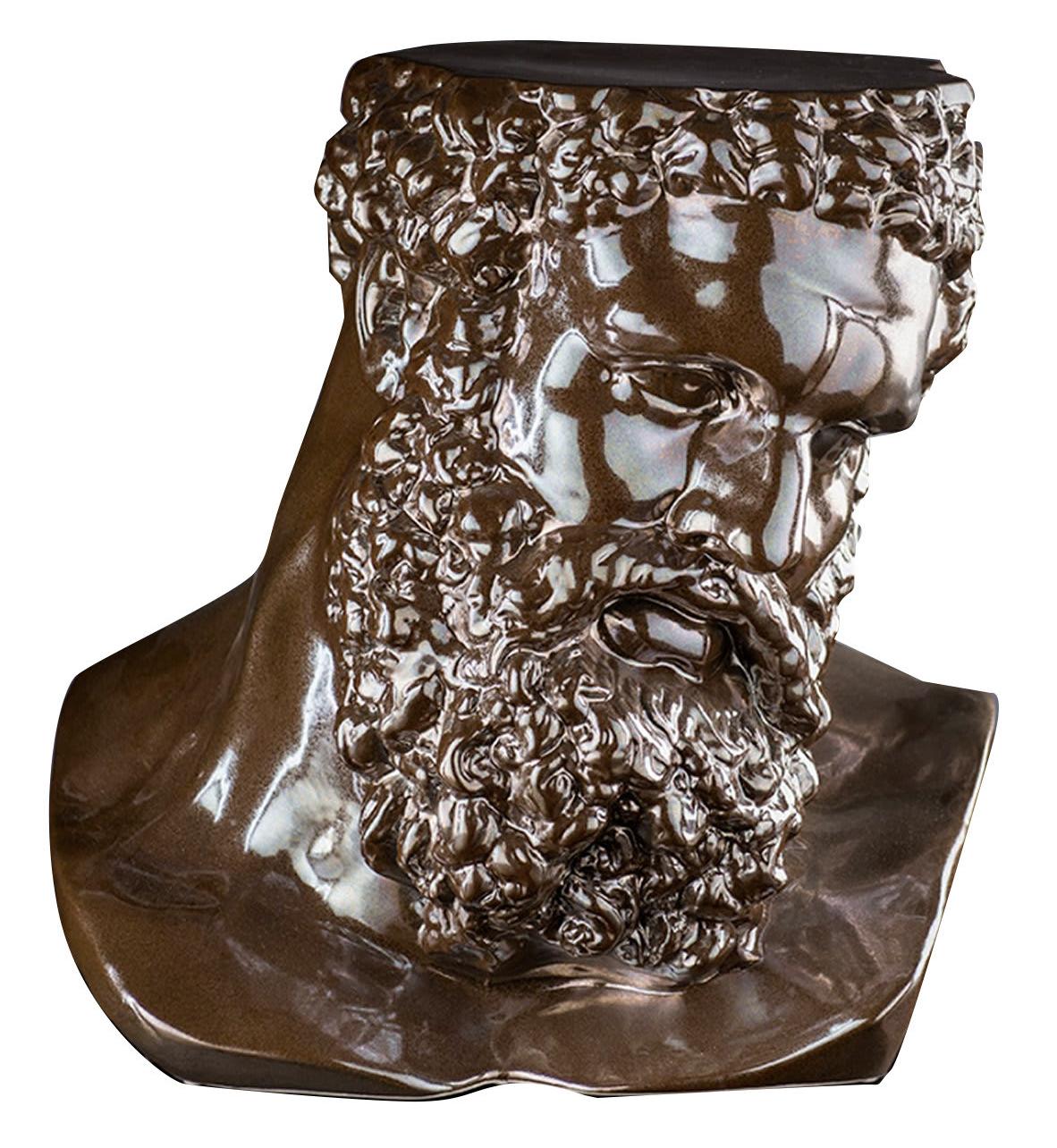 Hercules keramieken buste sculptuur